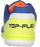 Këpucë futsalli Joma Top Flex Rebound 23 Indoor, burra, lëkurë, blu me jeshile fluor