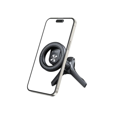 Mbajtëse magnetike për makinë Tech-Protect N53, MagSafe, për grila ajri, e zezë
