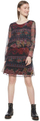 Fustan Desigual 18WWVKA3 2000, shumëngjyrësh L