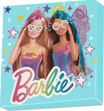 Set kreativ Diamond Dotz Barbie Fantasy Dotz Box Dante, art dekorativ me diamante, për fëmijë, shumëngjyrësh