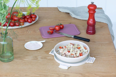 Enë drekë Brabantia Make &amp; Take Lunch Bowl, 1L, mikrovalë dhe enëlarëse, gri e hapur