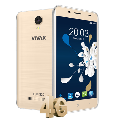 Celular VIVAX SMART Fun S20, i artë, 4G