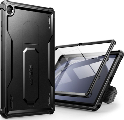 Mbulesë tableti Tech-Protect Kevlar Pro për Galaxy Tab A9+ 11", me kënd qëndrimi, e zezë
