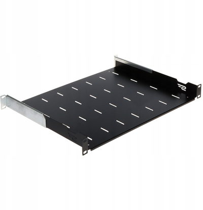 Raft RACK i rregullueshëm Stalflex S-Rsa19-1U-350B, 19", 1U, i zi