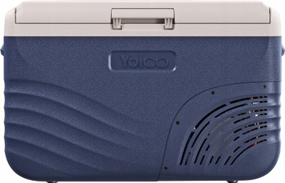 Frigorifer portativ me kompresor Yolco NX30, 28L, 12V 24V 230V, bardh e kaltër