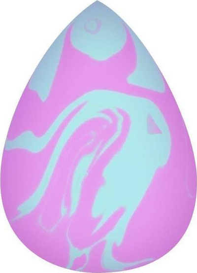 Sfungjer grimi Killys Make Up Sponge 3D Marbled, për fondatinë, shumëngjyrësh