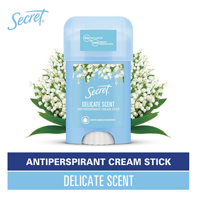 Antiperspirant i ngurtë Secret Delicate Scent, 40 ml