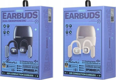Kufje Bluetooth Remax TWS P1, Air Conduction, Bluetooth 5.3, të bardha