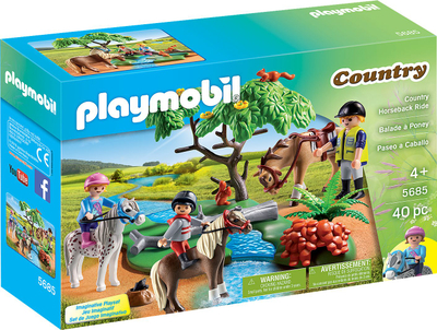 Set lodrash Playmobil Country Horseback Ride 5685, 40 copa, 4+