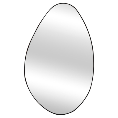 Pasqyrë muri Drop 50x80Hcm (HM4488.01), zezë