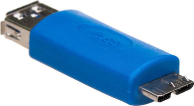 Adapter OTG Akyga AK-AD-25, USB A 3.0 në Micro USB B 3.0, blu