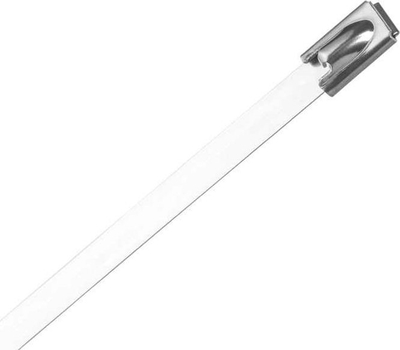 Kapëse metalike për kabllo pa firmë, set 50 copë, 20cm x 4.6mm, ngjyrë metalike