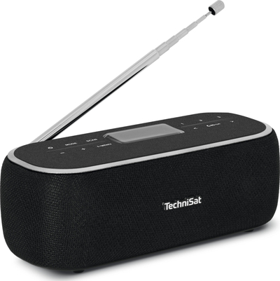 Radio portabël TechniSat DIGITRADIO BT 1, DAB+ FM, Bluetooth, e zezë