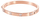Byzylyk për femra Swarovski, Transparent/Artë rozë
