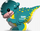 Puzzle 3D EUGY Pachycephalosaurus, lodër dinosauri kartoni, për kalamaj 6+