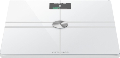 Бањарска вага Withings Body Comp, интелигентна, Wi‑Fi Bluetooth, бела