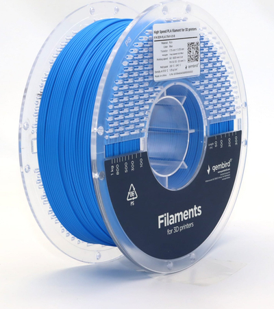 Filament 3D Gembird High Speed PLA, 1.75mm, 1kg, blu