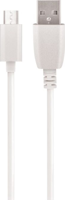 Kabllo Micro USB Maxlife Nemo, 1m, 3A, e bardhë