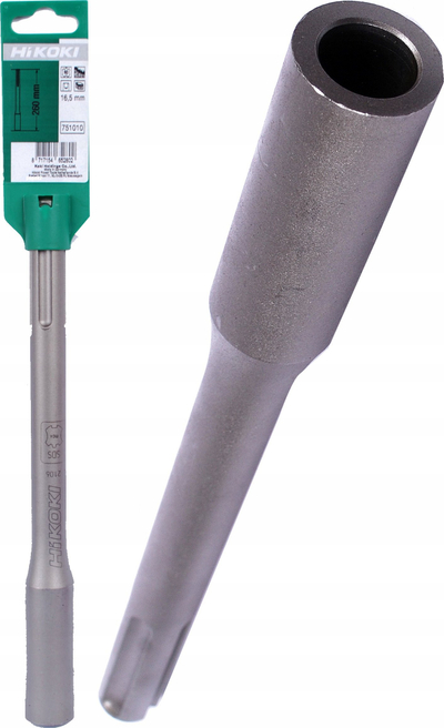 Adapter elektrodash Hitachi SDS-max, 17mm, 260mm, gri metalik