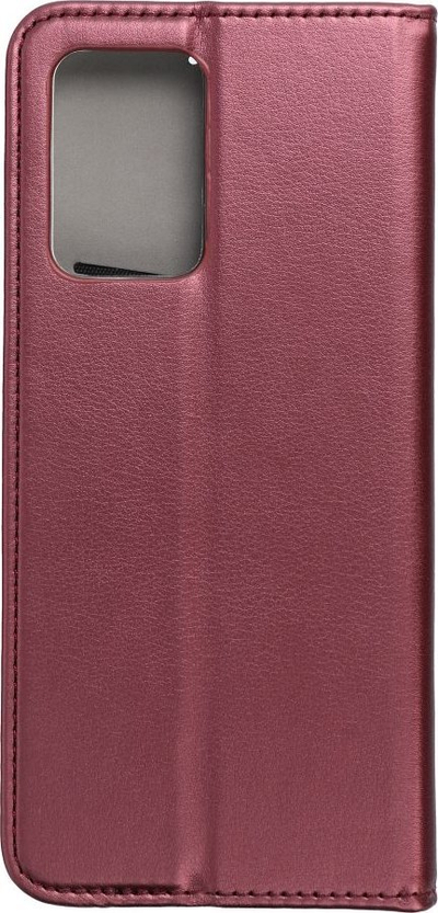 Заштитна картичка за Xiaomi Redmi 10 5G, магнетна book футрола, со внатрешен силикон, бордо