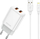 Karikues rrjeti Jellico EU02, 2x USB 2.4A, me kabllo Lightning, i bardhë