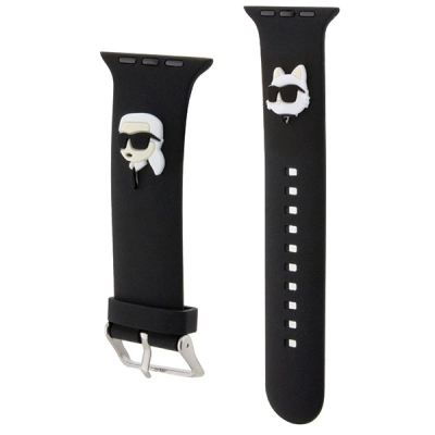 Rrip ore Apple Watch Karl Lagerfeld NFT Karl & Choupette, 38/40/41mm, gome, i zi