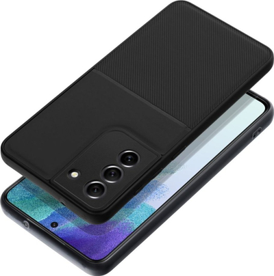 Mbrojtëse telefoni Forcell Noble për Samsung Galaxy S21 FE, TPU e butë, antirrëshqitëse, e zezë