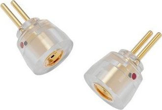 Adapter kufjesh FiiO LC-78A, MMCX femër në 0.78mm 2-pin mashkull, transparent
