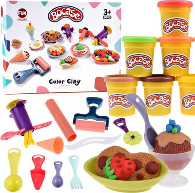 Set lodër plastelinë Sweet Little Confectioner, mykëza torte, shumëngjyrësh