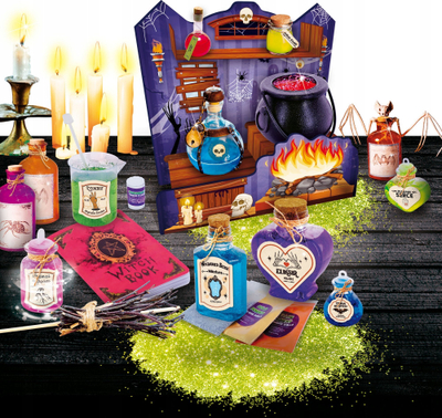 Set shkencor Lisciani Crazy Science Witches House 304 PL100255, eksperimente për kalamaj