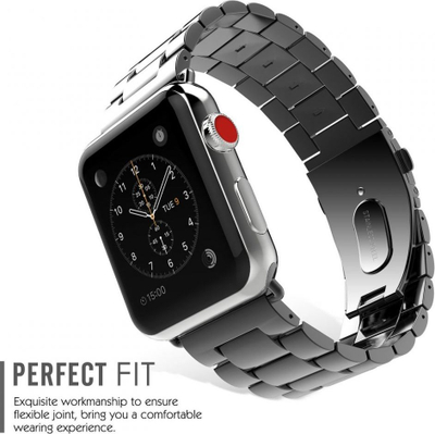 Ремче Tech-Protect Stainless за Apple Watch, не’рѓосувачки челик, 42/44/45/49mm, сребрена