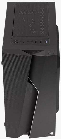 Kasë për kompjuter Aerocool Mini Bolt RGB, Micro ATX, 31.8cm, e zezë