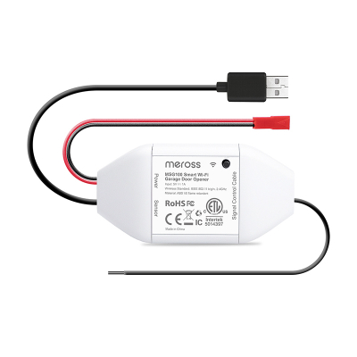 Hapës dere garazhi smart Meross MSG100HK, Wi‑Fi, Apple HomeKit, i bardhë