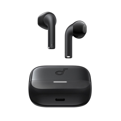 Kufje gjysmë in ear Anker Soundcore K20i, me tela, të zeza
