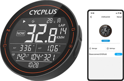 Kompjuter biçiklete Wahoo Cycplus M2, GPS, Bluetooth ANT+, i zi