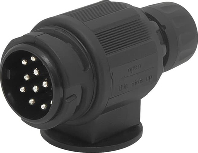 Prizë rimorkioje Blow 4624, plastike 13 pin, 12V, e zezë