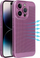 Mbulesë telefoni Breezy për iPhone 15 Pro Max, rrjetë ajrimi, vjollcë