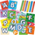 Set kreativ me plastelinë SES Creative 14641, mësu alfabetin, 6 ngjyra, shumëngjyrësh