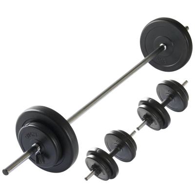 Set peshash VirtuFit Adjustable Barbell &amp; Dumbbell, 30.5 kg, i zi