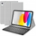Mbrojtëse me tastierë Tech-protect Smartcase Pen Keyboard për iPad 10.9" 2022, Bluetooth, gri