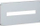 Pllakë frontale modulare Legrand 020900, H150, gjerësi 600mm, metalike, gri