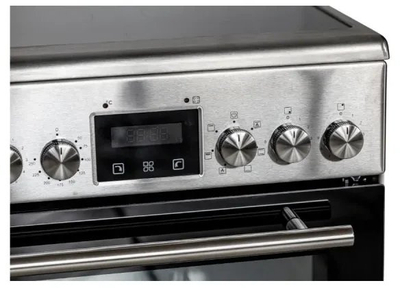 Shtëpi gatimi elektrike MPM MPM-55-KEI-38, 4 zona, furrë 56L, inox i argjendtë