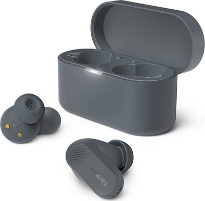 Kufje wireless Philips TAT3509GY, in ear, IPX4, gri