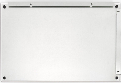 Tabelë memo Zeller 60x40cm, çelik inox, gri metalike
