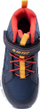 Këpucë trekking për kalamaj Hi-Tec Girvine Mid WP Jr, që s’i hyn uji, me shollë TPR, blu e errët