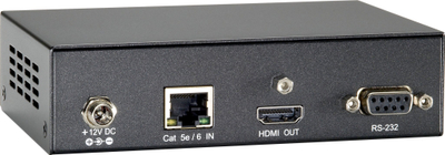 Marrës HDMI LevelOne HDBaseT, Cat5e/Cat6, 100m, i zi