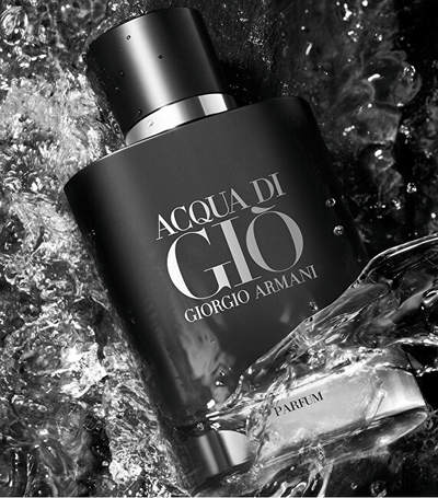 Set për meshkuj Giorgio Armani Acqua Di Gio Pour Homme Parfum, parfum rimbushës 100 ml + parfum 15 ml