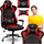Karrige gaming Sofotel Katarina, ergonomike, eko lëkurë, e zezë