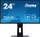 Monitor iiyama ProLite XB2474HS-B2, 23.6" LED, Full HD, i zi