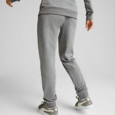 Спортски панталони Puma Team Goal Casuals W, памук, за жени, сиви
